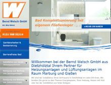 Tablet Screenshot of bernd-welsch-gmbh.net